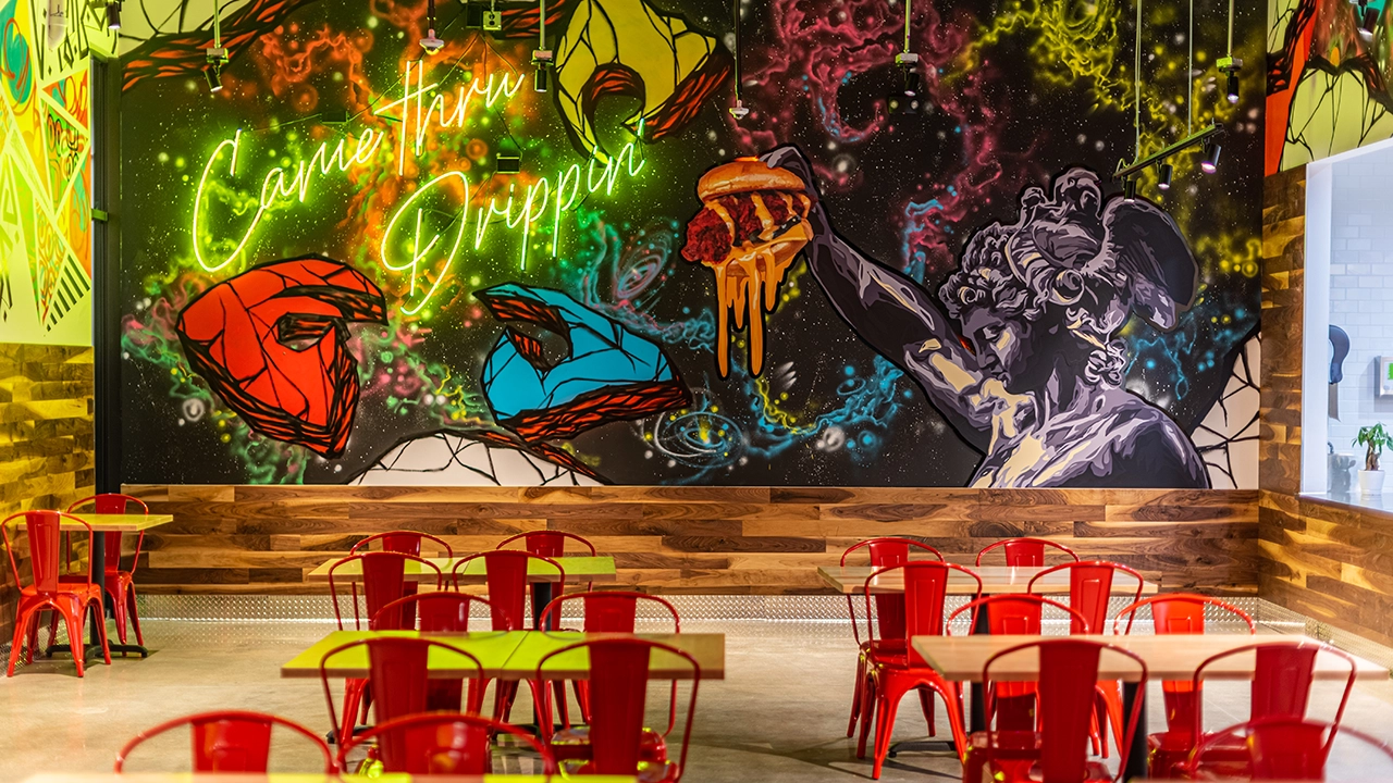 Inside Our Fried Chicken Restaurant in Lancaster (10th St) 