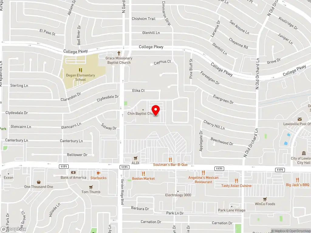 Map image with a marker at 724 W Main St #500, Lewisville, TX, 75067, United States. Click for directions.